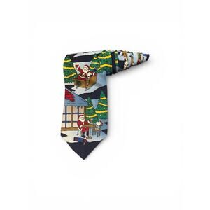 Peanuts When Selected By Santa No Time To Rest Snoopy Necktie Christmas